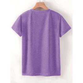 [Playful Cat T-Shirt] Lightweight & Stretchy Charming Black Cat & Book Illustration T-Shirt | Casual Crew Neck, Short Sleeve, Perfect for Spring & Summer, S-XXL, Cat Lover Gift