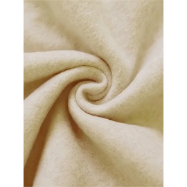 Plus Size, Women's Winter Elegant Geometric Print Hooded Sweatshirt - Cozy Pullover Hoodie with Book & Floral Design, 