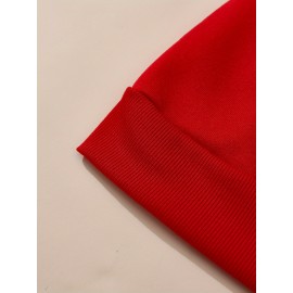 Plus Size Cozy Chic Letter Print Drawstring Hoodie - Soft Warm Fleece Lined Long Sleeve Sweatshirt with Relaxed Fit for Fall & Winter - Women's Comfortable Casual Wear for Everyday