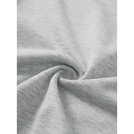 [Polyester Floral Grandma Sweatshirt] Polyester 100% Floral Grandma Graphic Pullover Sweatshirt - Plus Size, Crew Neck, Slight Stretch, Casual Sportswear for Fall/Winter - 260g/m²