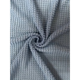 Plus Size - Plus Size V-Neck Pullover Sweatshirt - Soft Stretchy Casual Elegant Long Sleeve Top, Solid Color Spring/Fall Layering Essential for Women & Men, Comfortable Casual Attire, Relaxed Fit, Medium Elasticity