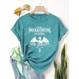 Women's Retro Graphic T-Shirt - 